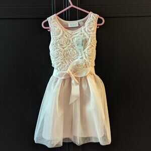 NWT - Pink Rosette Girls Dress